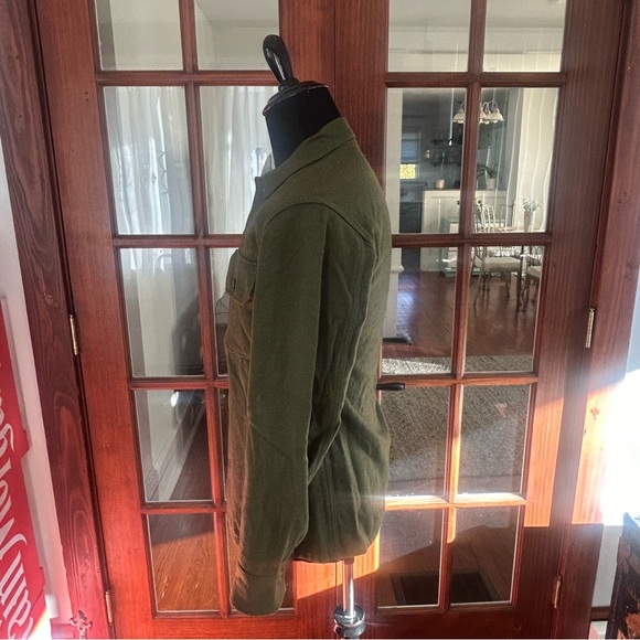 Vintage US Army 1970's Olive Green 108 Shirt Man’s Field X Small - Picture 8 of 13